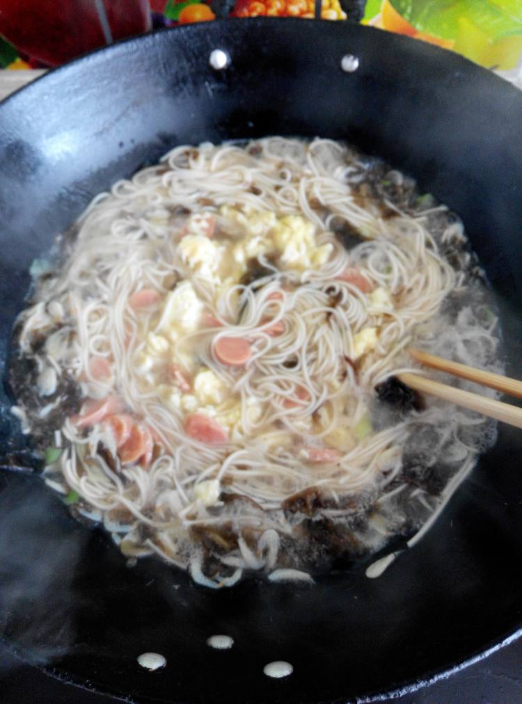 虾米紫菜面步骤7