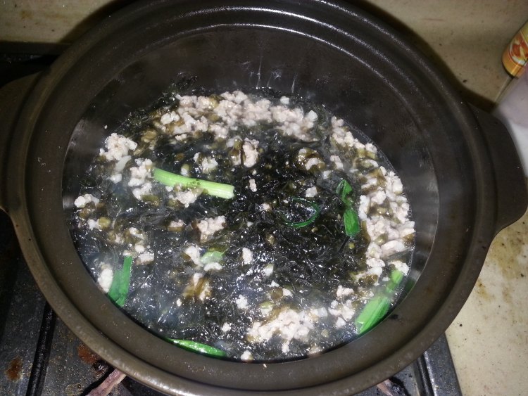 紫菜肉末汤步骤5