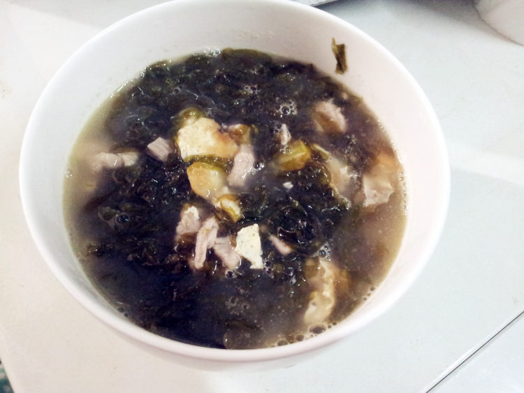 紫菜肉丝鸡蛋汤步骤8