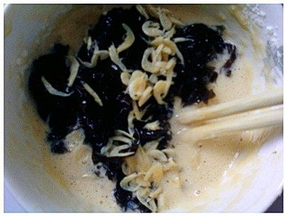 紫菜虾皮蛋饼步骤7