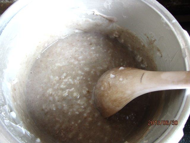 紫菜猪肉山药粥步骤8