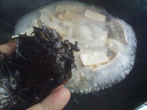 紫菜豆腐汤步骤6
