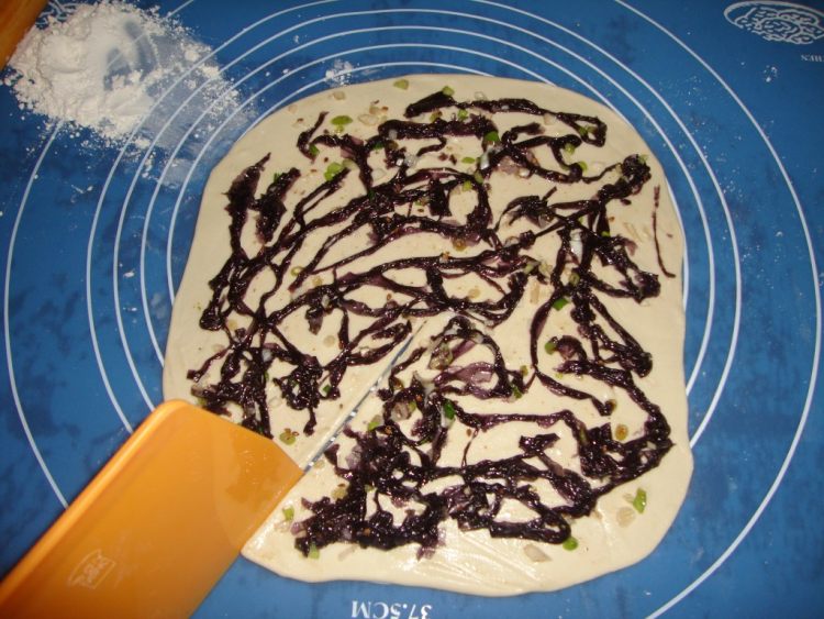 紫菜椒盐芝麻饼步骤8