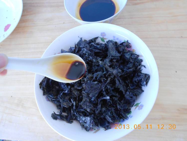 炒紫菜步骤4