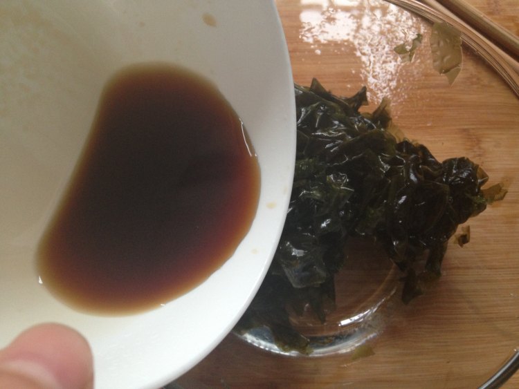 凉拌紫菜步骤4