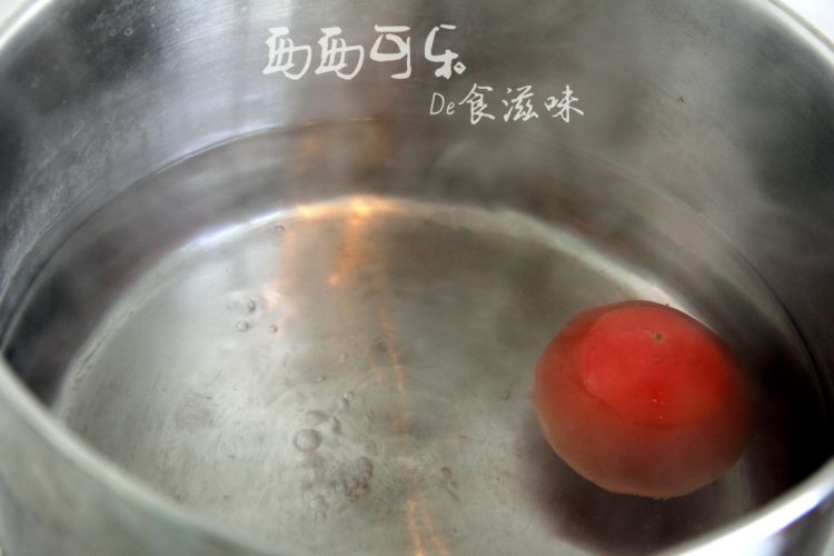 紫菜番茄金针菇汤步骤2