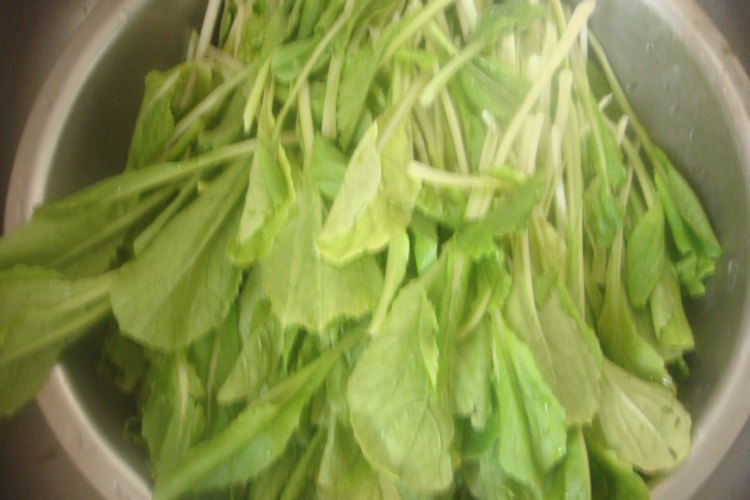 小白菜紫菜素馅饼步骤2