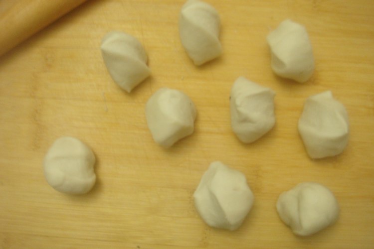 小白菜紫菜素馅饼步骤10