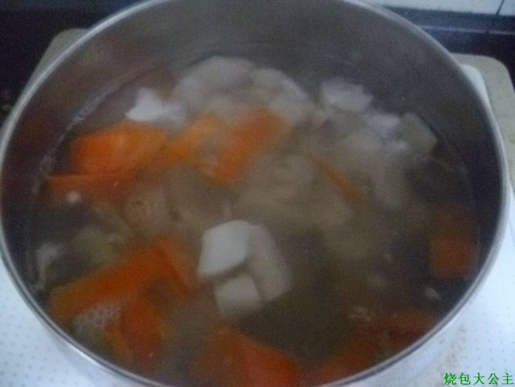 紫菜豆腐蛋花汤步骤5
