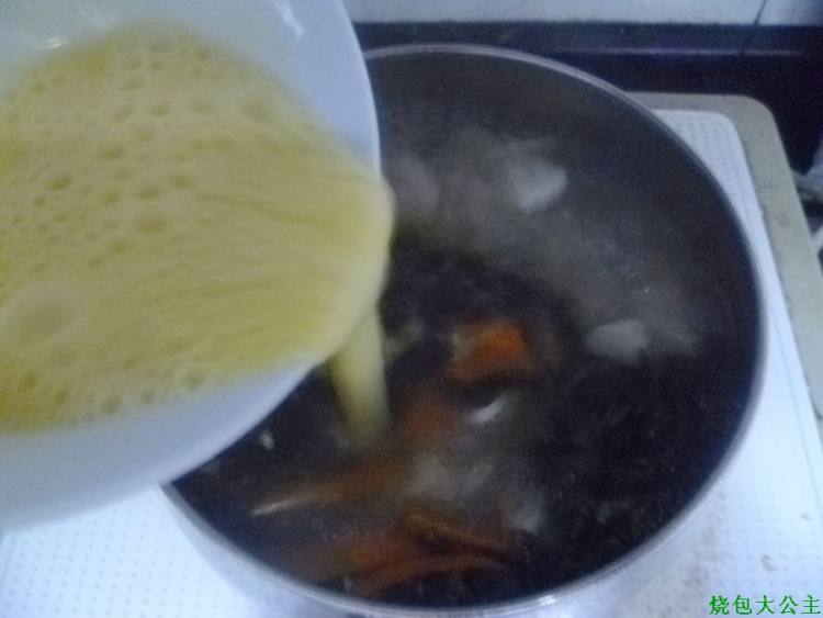 紫菜豆腐蛋花汤步骤7
