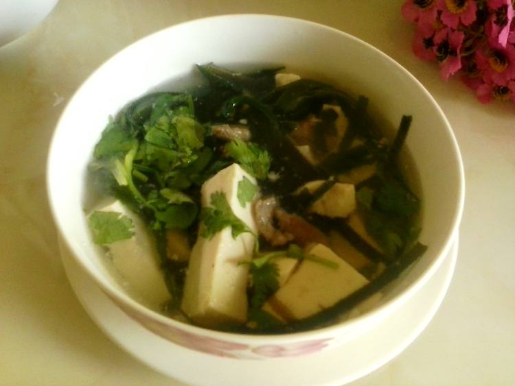 海带豆腐汤＃多效护理步骤7