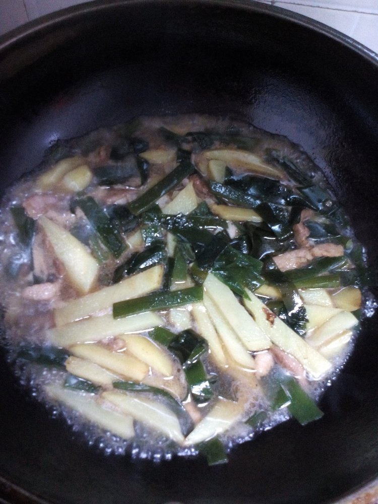 海带土豆条步骤8