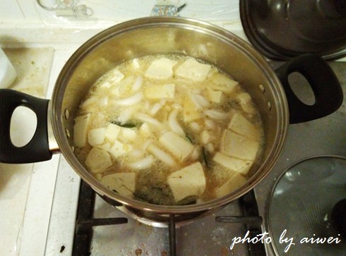 鲜虾味噌汤步骤8