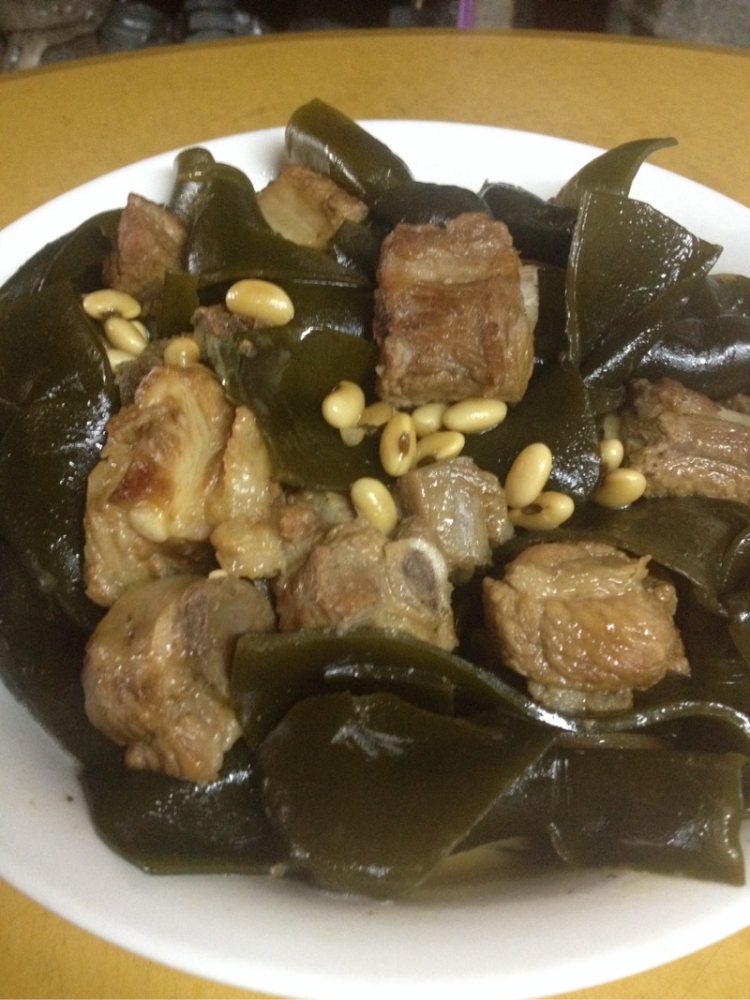 海带焖排骨步骤15