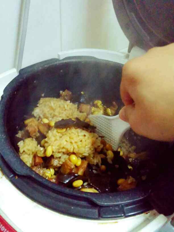 五花肉手抓饭步骤15