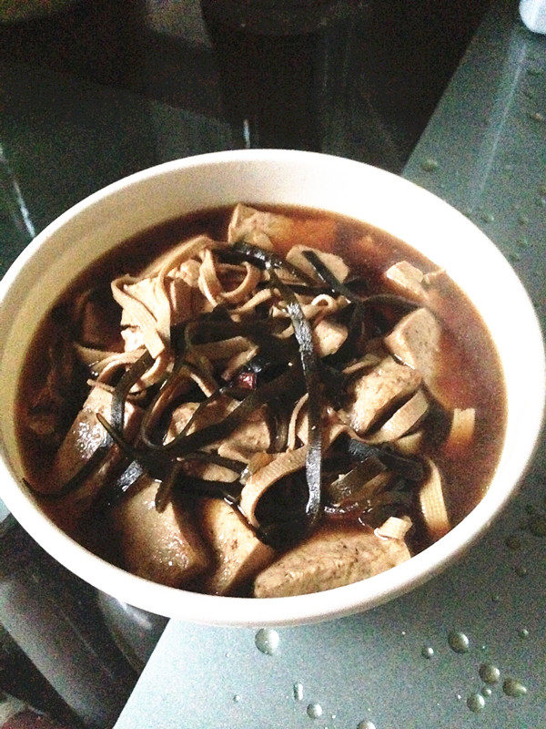 卤海带千张豆腐步骤9