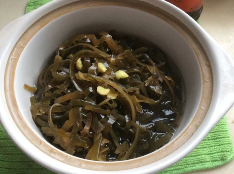 风味豆豉烧海带步骤2