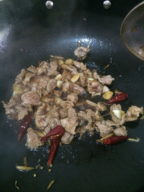 海带炒肉步骤4