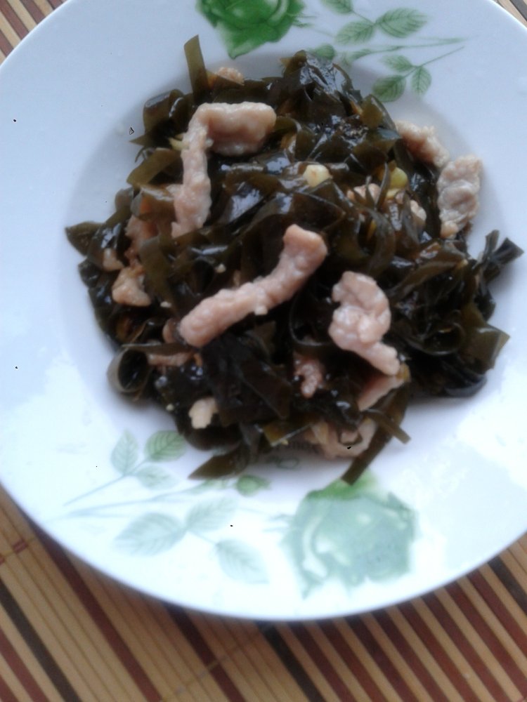 海带炒肉丝步骤11
