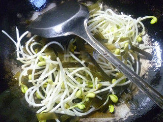海带炒黄豆芽步骤6