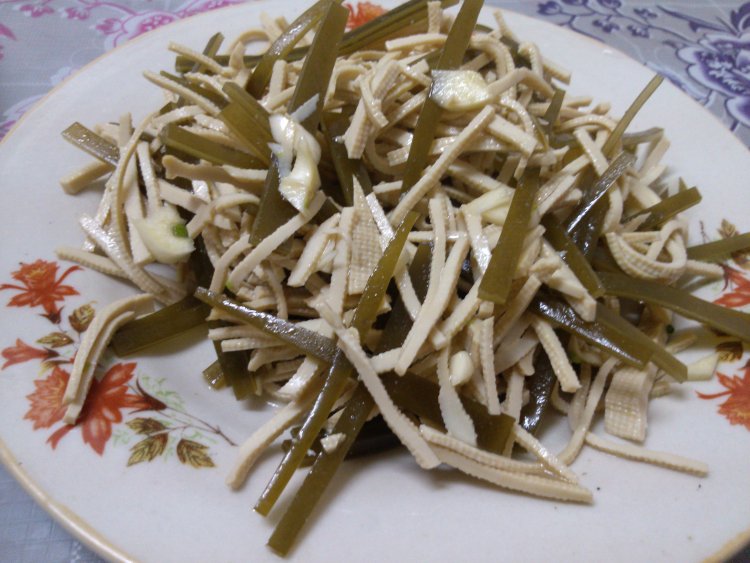 海带拌豆腐丝步骤8