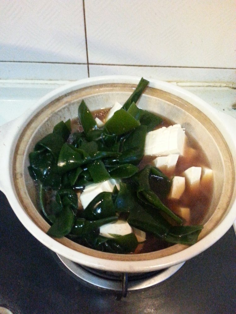 五花肉炖海带扣豆腐步骤8