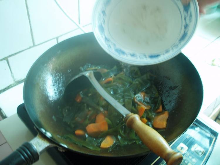 海带胡萝卜片步骤11