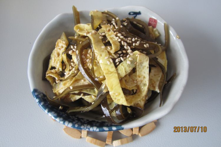 海带拌蛋皮步骤11