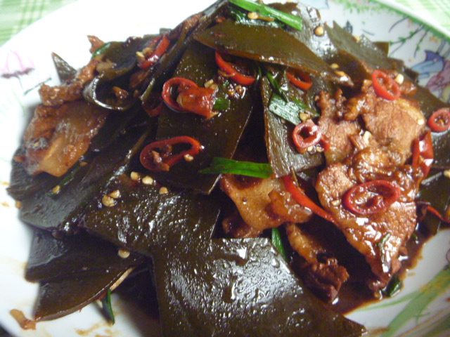 醋溜海带爆肉步骤10