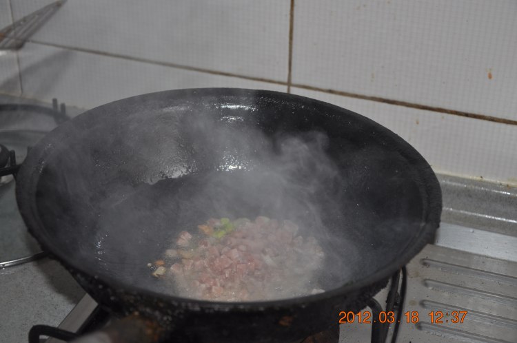 海带炒肉丁步骤5