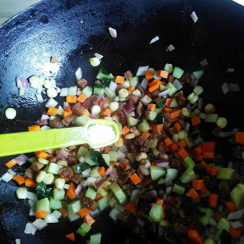 南瓜盅饭步骤11