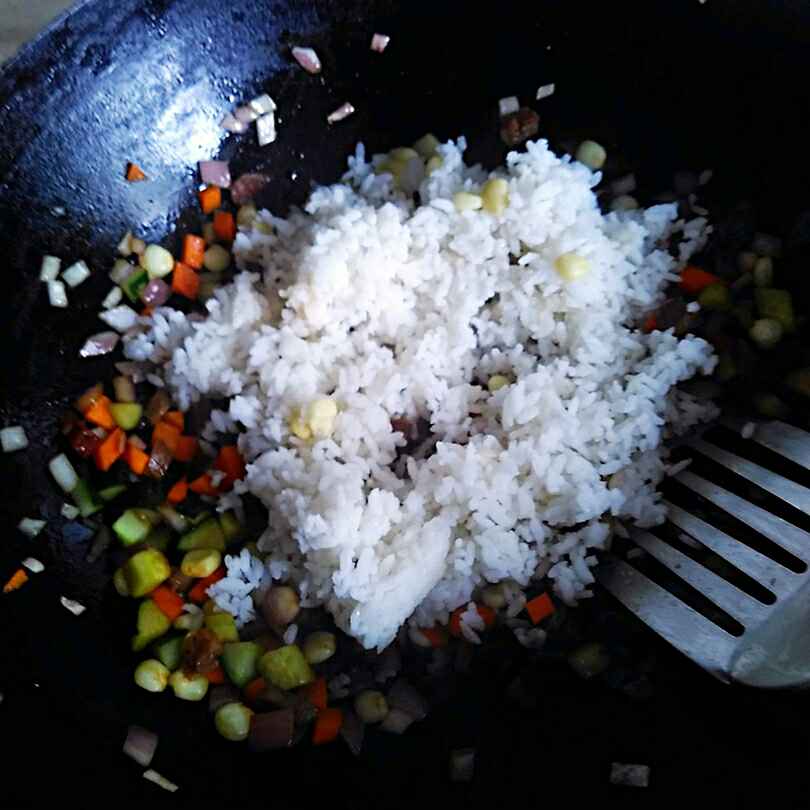 南瓜盅饭步骤12