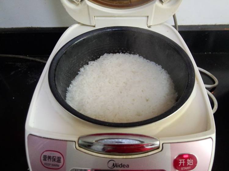 南瓜肉丁焖米饭步骤9