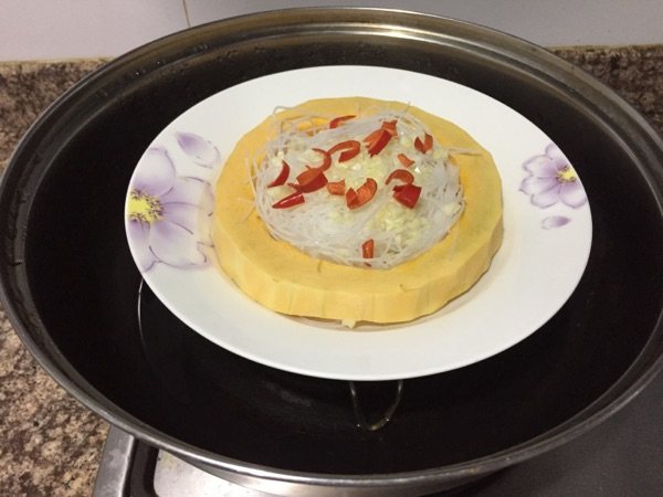 南瓜蒸粉丝步骤6