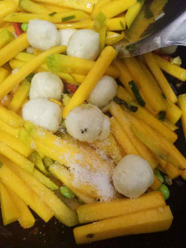 南瓜捞面步骤5