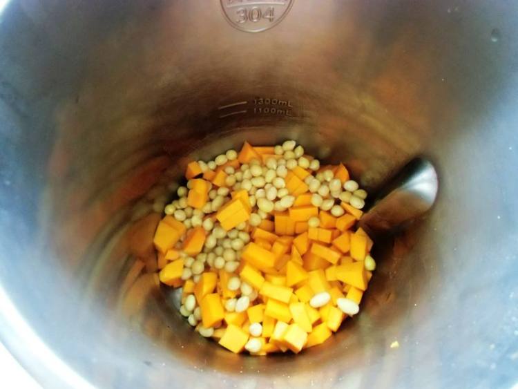 南瓜豆浆饭步骤4