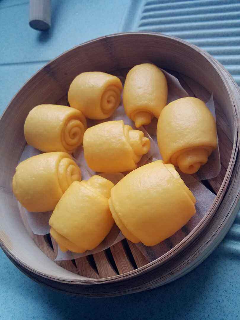 南瓜卷馒头步骤10