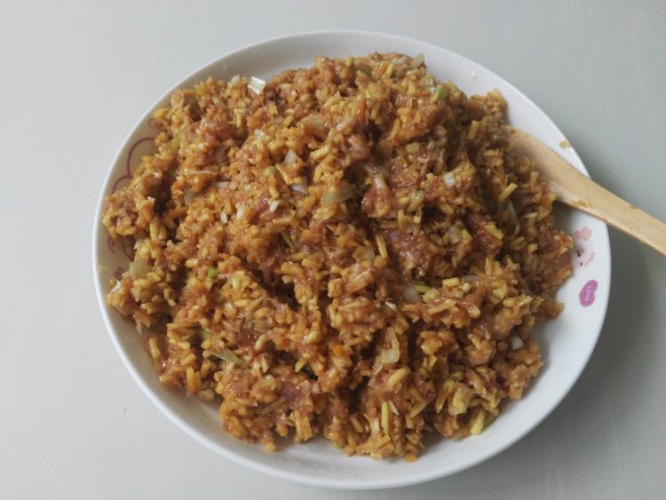 猪肉南瓜水饺步骤2