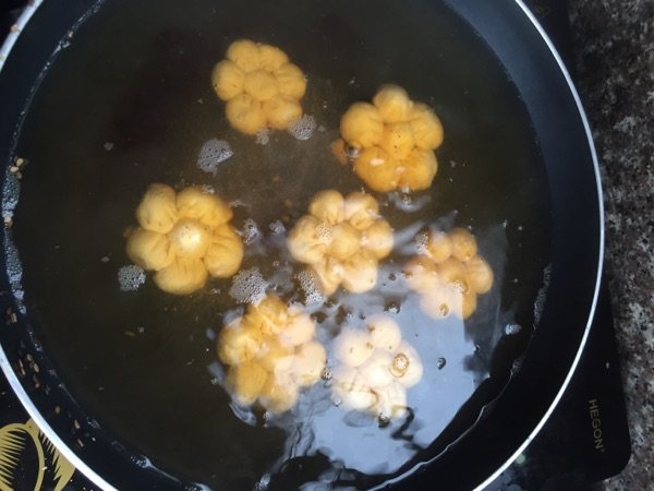 南瓜花朵汤圆步骤8