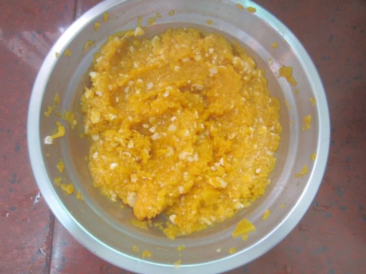 南瓜燕麦泥步骤9