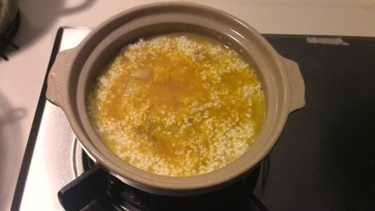 南瓜土豆砂锅焖饭步骤13