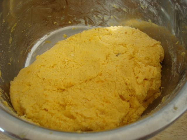 南瓜玉米面芝麻饼步骤6