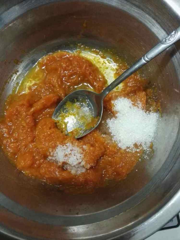南瓜华夫饼步骤5