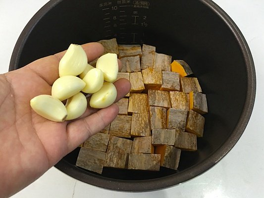 焙南瓜步骤3