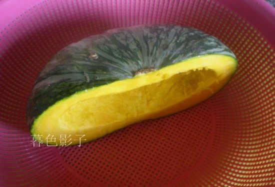 南瓜面红豆沙包步骤1