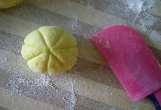 南瓜面红豆沙包步骤10
