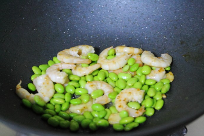虾仁南瓜拌饭步骤7