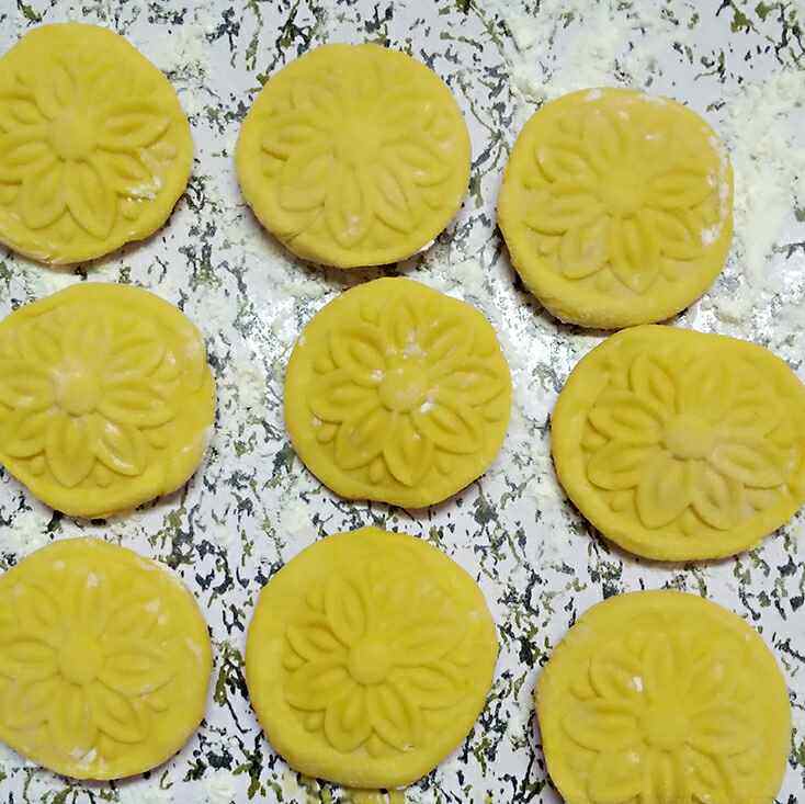 花样南瓜饼步骤7
