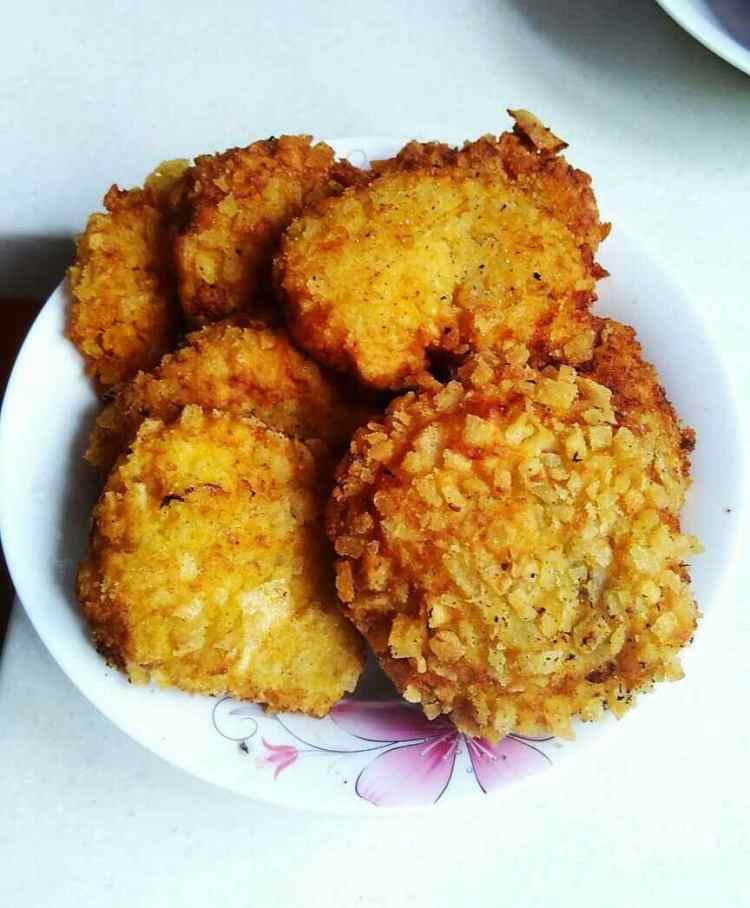 南瓜可乐饼#妙搭新食步骤14