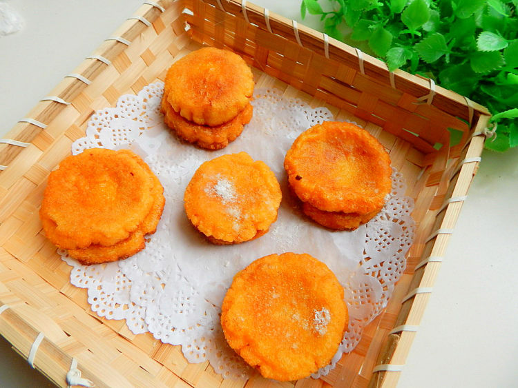 煎南瓜饼步骤12